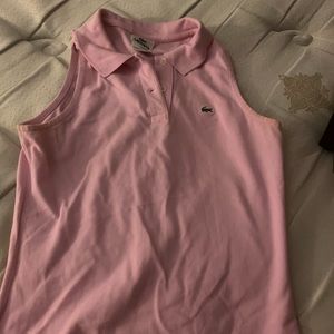 Lacoste sleeveless shirt
